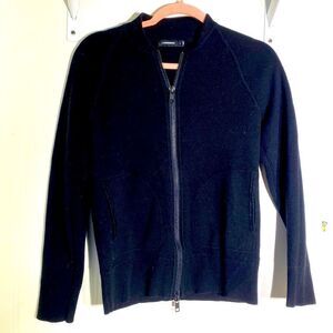 J. LINDEBERG Black Men's Cardigan Sz S